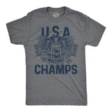 USA Two Time World War Champs Men's T Shirt