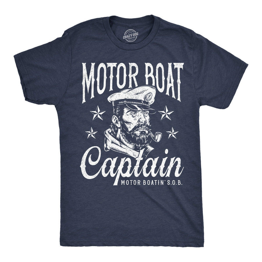 Motor Boat Captain Men's T Shirt