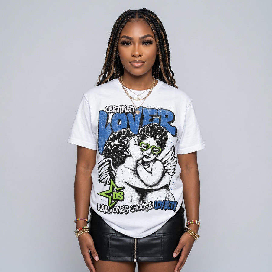 Griffey Max 1 'Varsity Royal' DopeSkill Oversize Print T-Shirt Real Ones Choose Loyalty Graphic