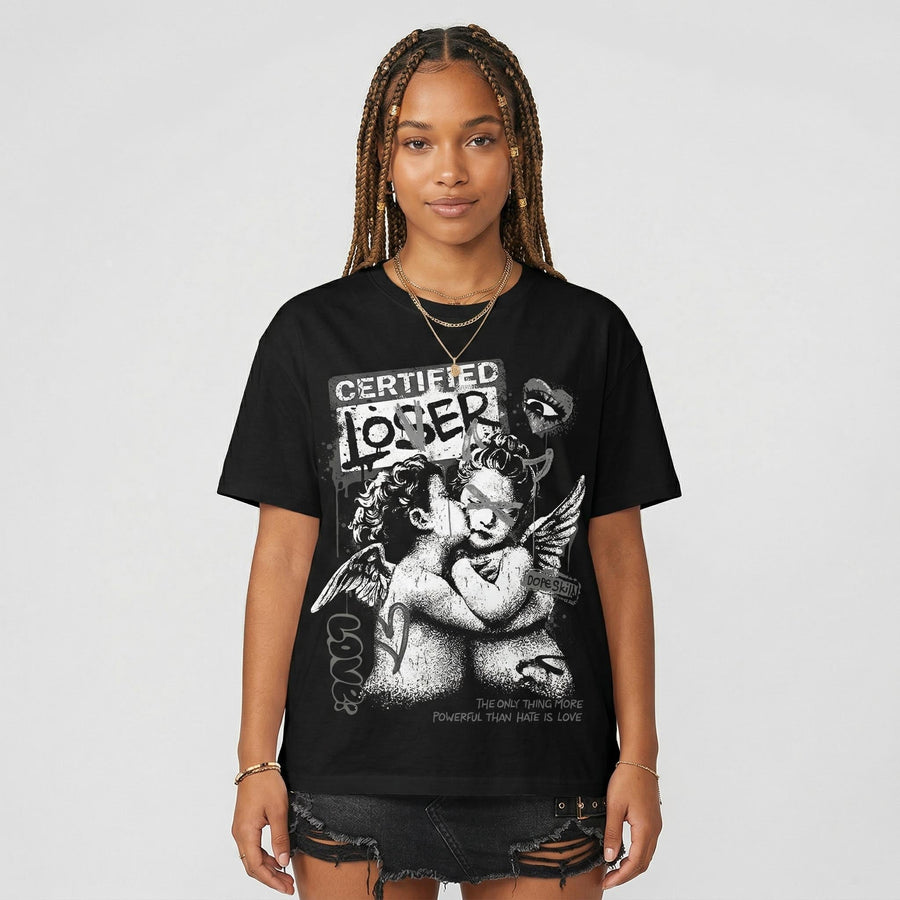 Black Cat 4s DopeSkill T-Shirt Certified Lover Graphic