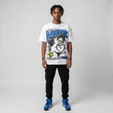 Griffey Max 1 'Varsity Royal' DopeSkill Oversize Print T-Shirt Real Ones Choose Loyalty Graphic