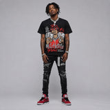 Toro Bravo 4s DopeSkill T-Shirt All Hustle No Luck Graphic