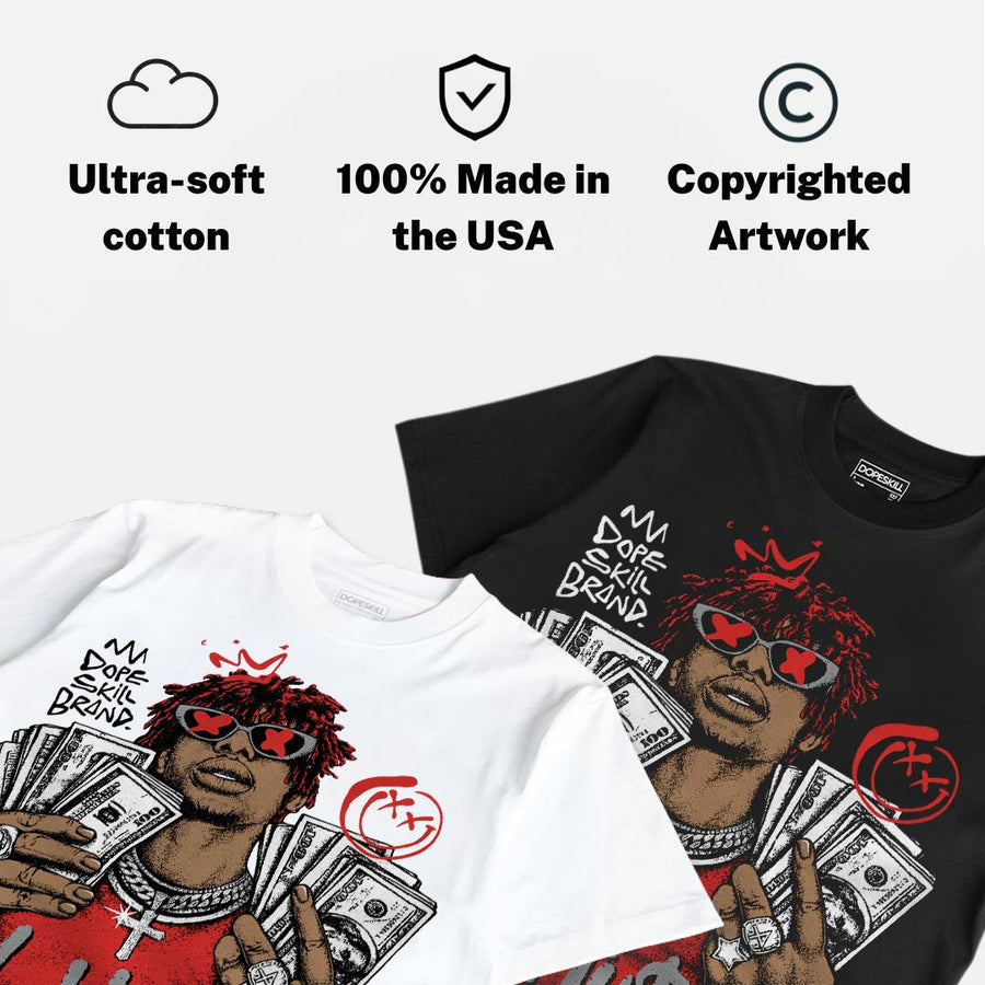 Toro Bravo 4s DopeSkill T-Shirt All Hustle No Luck Graphic