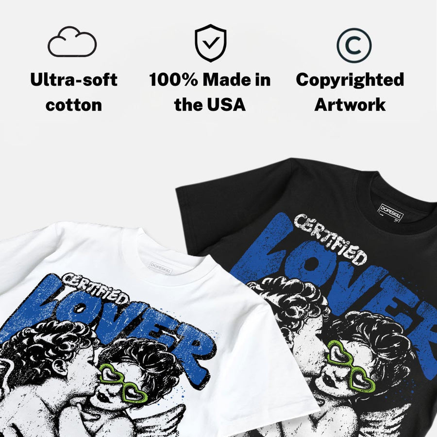 Griffey Max 1 'Varsity Royal' DopeSkill Oversize Print T-Shirt Real Ones Choose Loyalty Graphic