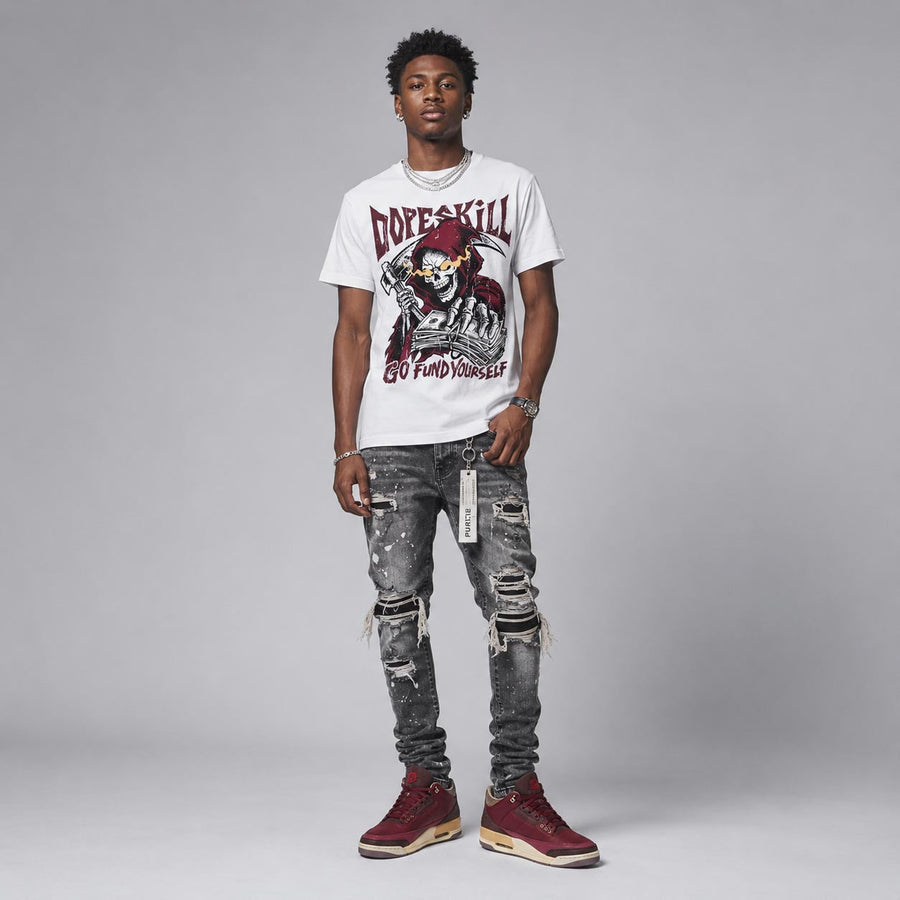 “Bin 23” 3s DopeSkill T-Shirt Go Fund Yourself Graphic