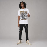 Shop Jacket 1s DopeSkill T-Shirt Distorted Realms Graphic