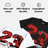 Toro Bravo 4s DopeSkill T-Shirt 23 with 4s Pattern Graphic