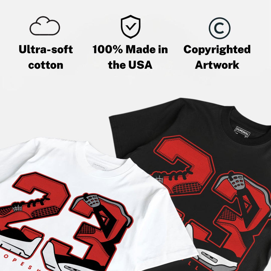 Toro Bravo 4s DopeSkill T-Shirt 23 with 4s Pattern Graphic