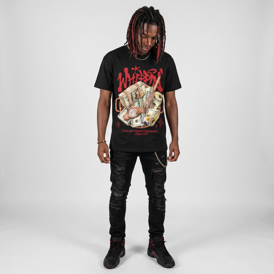 “Bloodline” 12s DopeSkill T-Shirt Whippin Graphic