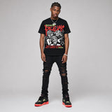 “Infrared 23” 4s DopeSkill T-Shirt Distorted Realms Graphic