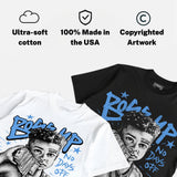 Black University Blue 5s DopeSkill T-Shirt Boss Up Graphic