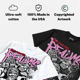 Travis Scott x “Pink Pack” 1s DopeSkill T-Shirt Distorted Realms Graphic