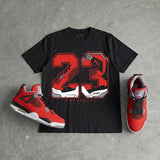Toro Bravo 4s DopeSkill T-Shirt 23 with 4s Pattern Graphic