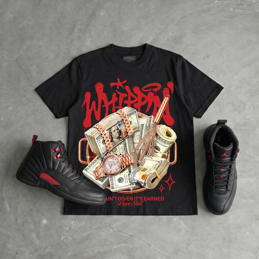 “Bloodline” 12s DopeSkill T-Shirt Whippin Graphic
