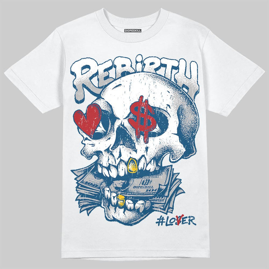French Blue 12s DopeSkill T-Shirt Rebirth Graphic