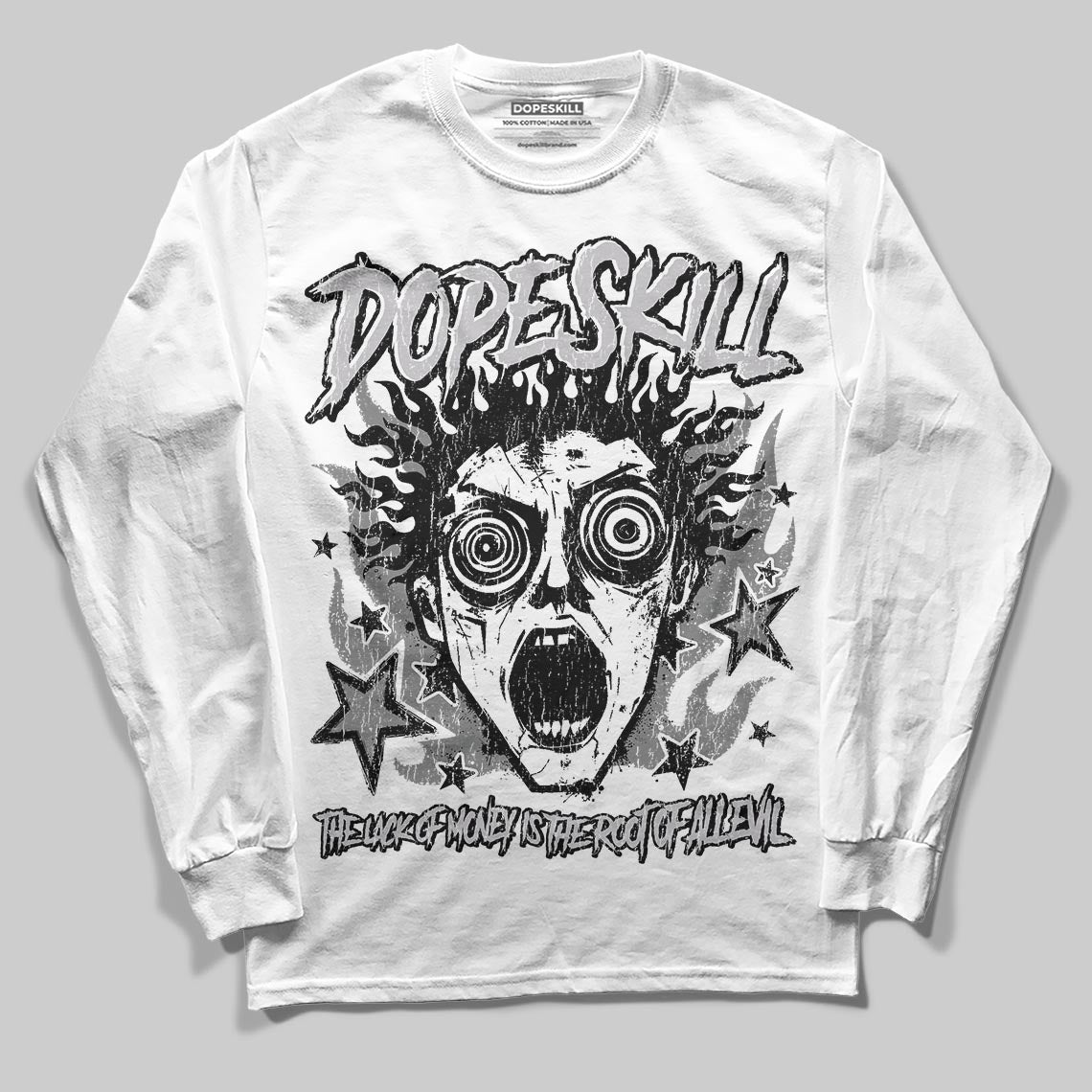 Grey Collection DopeSkill Long Sleeve T-Shirt Root of Evil Graphic