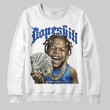 Royal Blue 'Money Loves Me' DopeSkill Graphic Sweatshirt