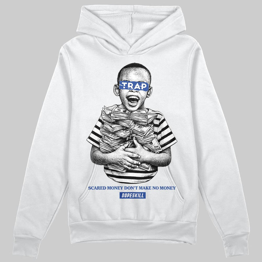 Royal Blue 'Scared Money Don't Make No Money' DopeSkill Graphic Hoodie