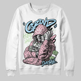 Medium Soft Pink 4s DopeSkill Sweatshirt Grind Pray Graphic