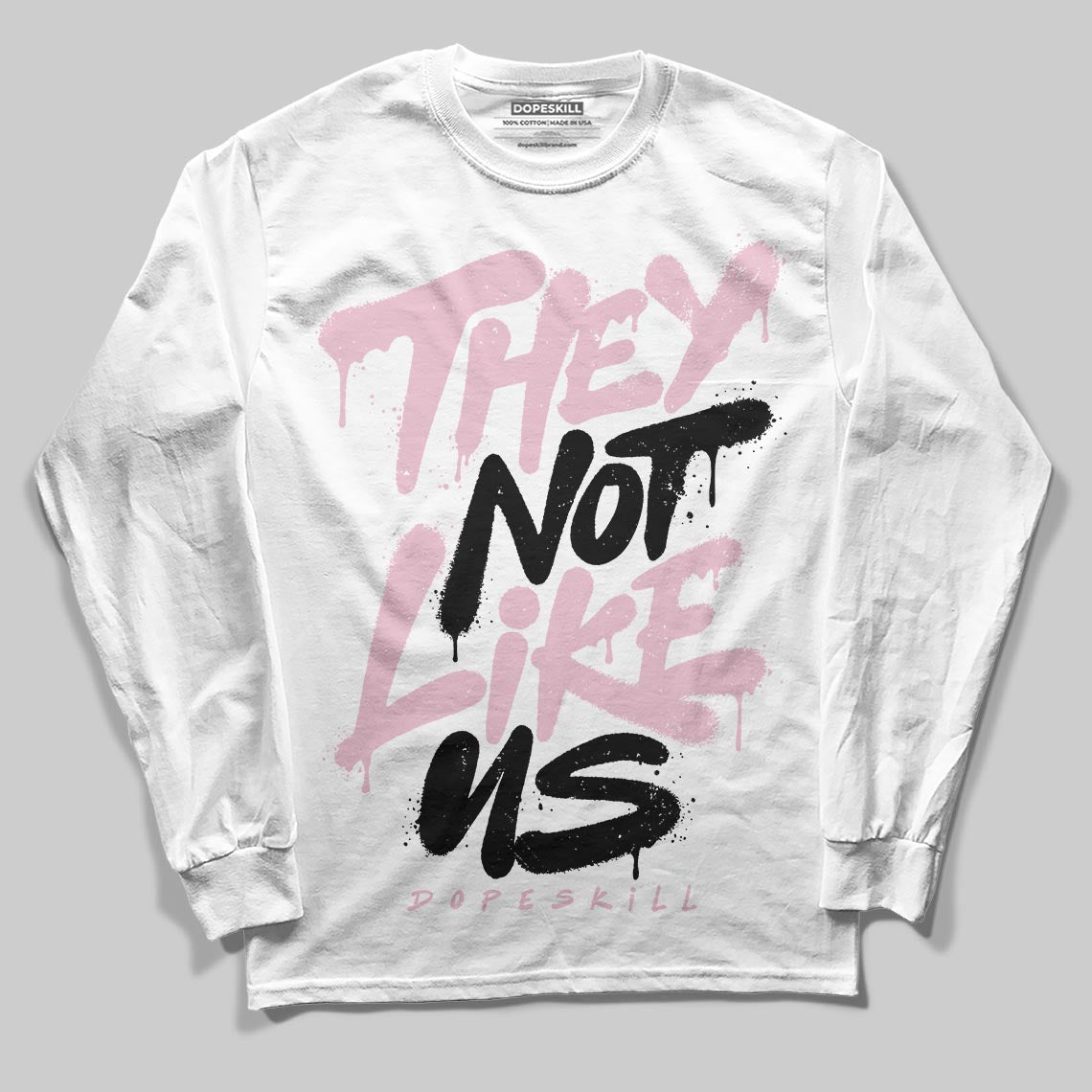 35th Anniversary 5s DopeSkill Long Sleeve T-Shirt They Not Like Us Graphic