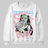 Medium Soft Pink 4s DopeSkill Sweatshirt Stay It Busy Graphic