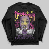 PURPLE Collection DopeSkill Long Sleeve T-Shirt Drip Harder Graphic