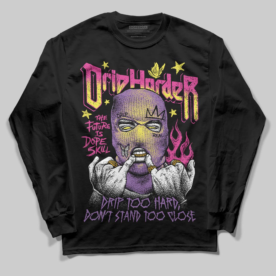 PURPLE Collection DopeSkill Long Sleeve T-Shirt Drip Harder Graphic