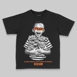Orange 'Scared Money Don't Make No Money' DopeSkill Graphic Toddler Kids T-shirt