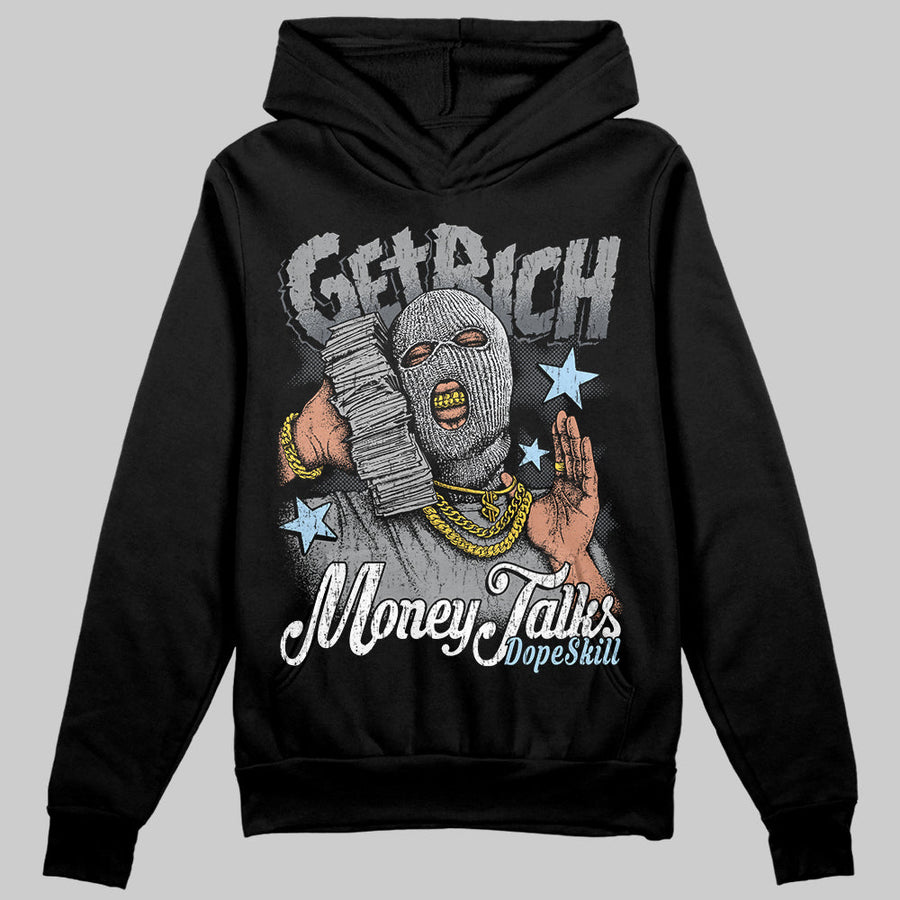 Wolf Grey 5s DopeSkill Hoodie Sweatshirt Get Rich Graphic