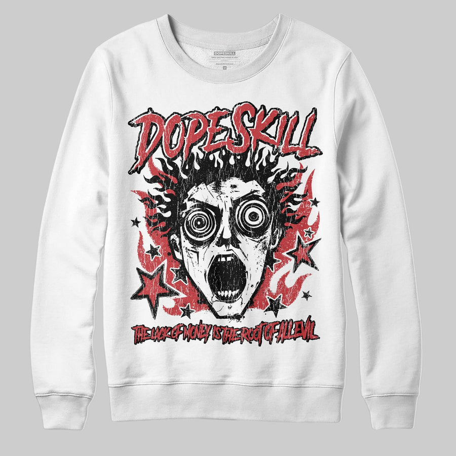 Red Collection DopeSkill Sweatshirt Root of Evil Graphic