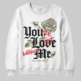 Medium Olive 3s DopeSkill Sweatshirt You’re Lost Without Me Graphic