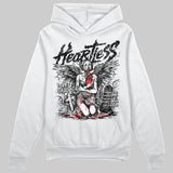 Black and White Collection DopeSkill Hoodie Sweatshirt Heartless Graphic