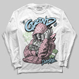 Medium Soft Pink 4s DopeSkill Long Sleeve T-Shirt Grind Pray Graphic
