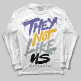 Lakers 4s DopeSkill Long Sleeve T-Shirt They Not Like Us Graphic