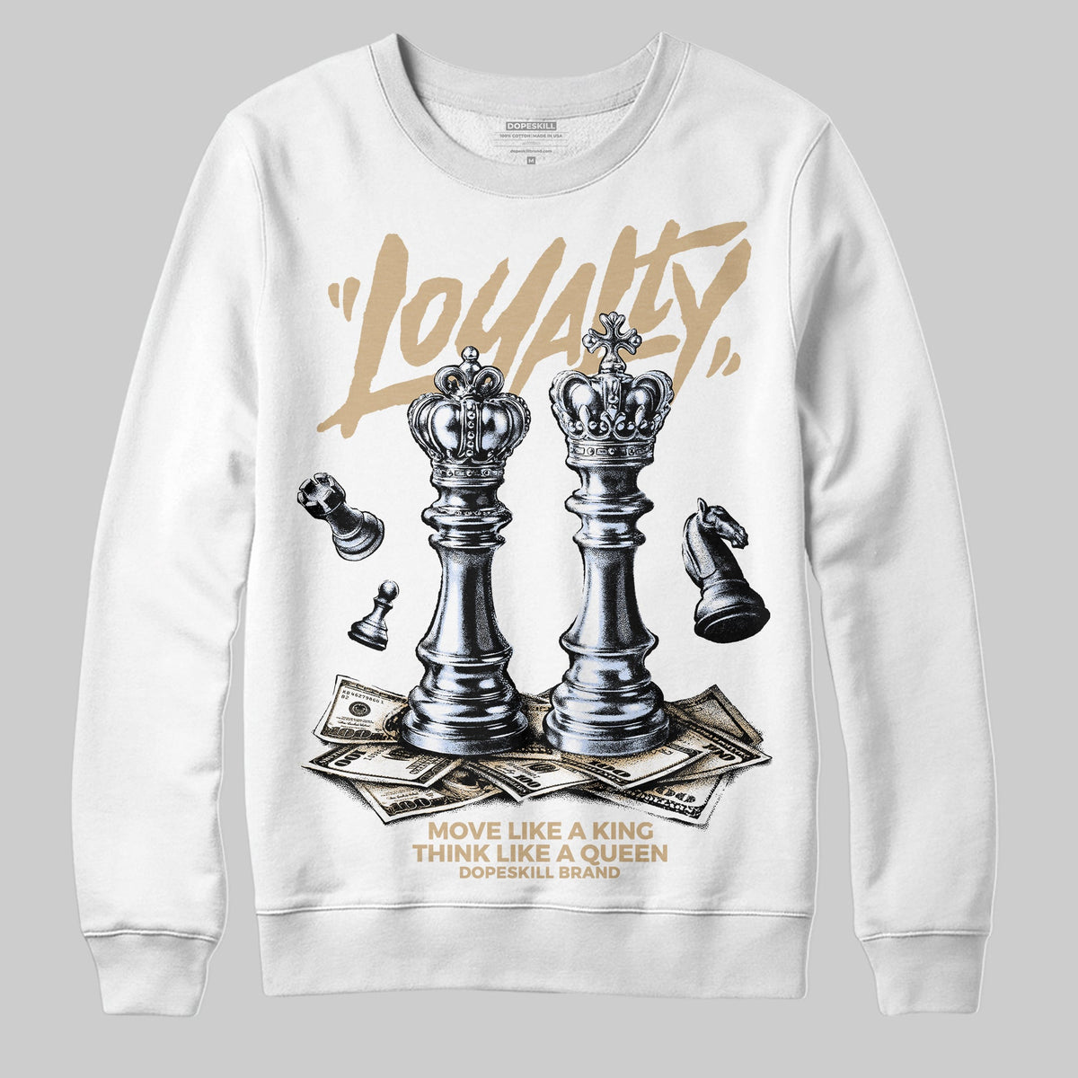 TAN 'Loyalty' DopeSkill Graphic Sweatshirt
