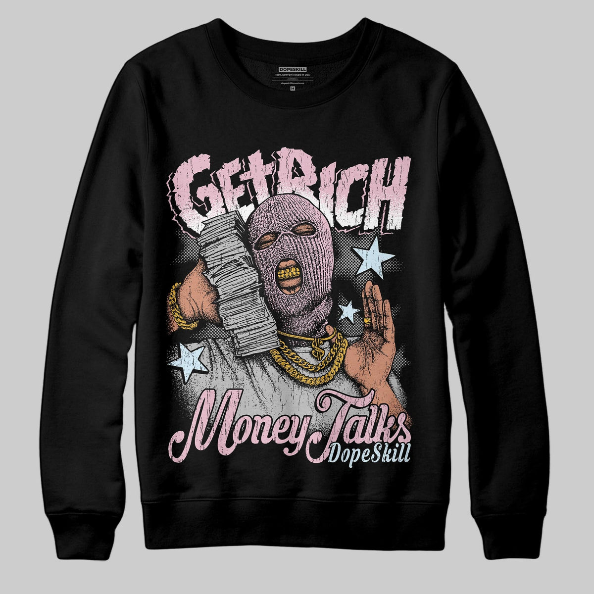 35th Anniversary 5s DopeSkill Sweatshirt Get Rich Graphic