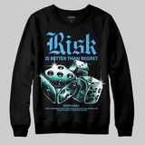 University Blue 'Risk Is Better Than Regret' DopeSkill Graphic Sweatshirt