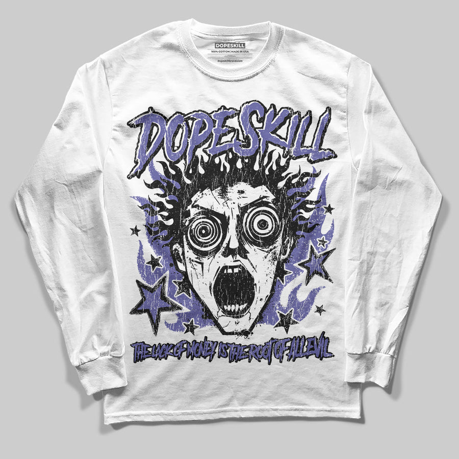 Lakers 4s DopeSkill Long Sleeve T-Shirt Root of Evil Graphic