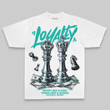 Aqua Oversize Print 'Loyalty' DopeSkill Graphic T-shirt