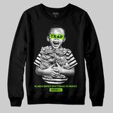 Neon Green 'Scared Money Don't Make No Money' DopeSkill Graphic Sweatshirt
