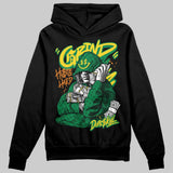 Green 'Grind Pray' DopeSkill Graphic Hoodie