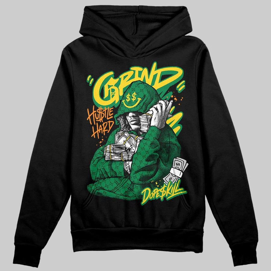Green 'Grind Pray' DopeSkill Graphic Hoodie