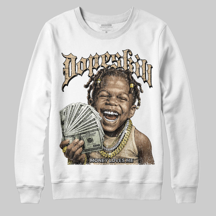 TAN 'Money Loves Me' DopeSkill Graphic Sweatshirt