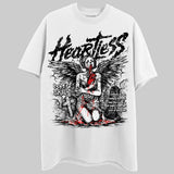 Black and White Collection DopeSkill T-Shirt Heartless Graphic