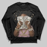 Medium Soft Pink 4s DopeSkill Long Sleeve T-Shirt Rich Youth Graphic