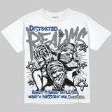 Flint Grey 9s Oversize Print 'Distorted Realms' DopeSkill Graphic T-shirt