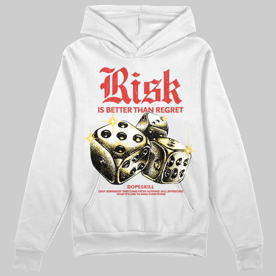 Red 'Risk Is Better Than Regret' DopeSkill Graphic Hoodie