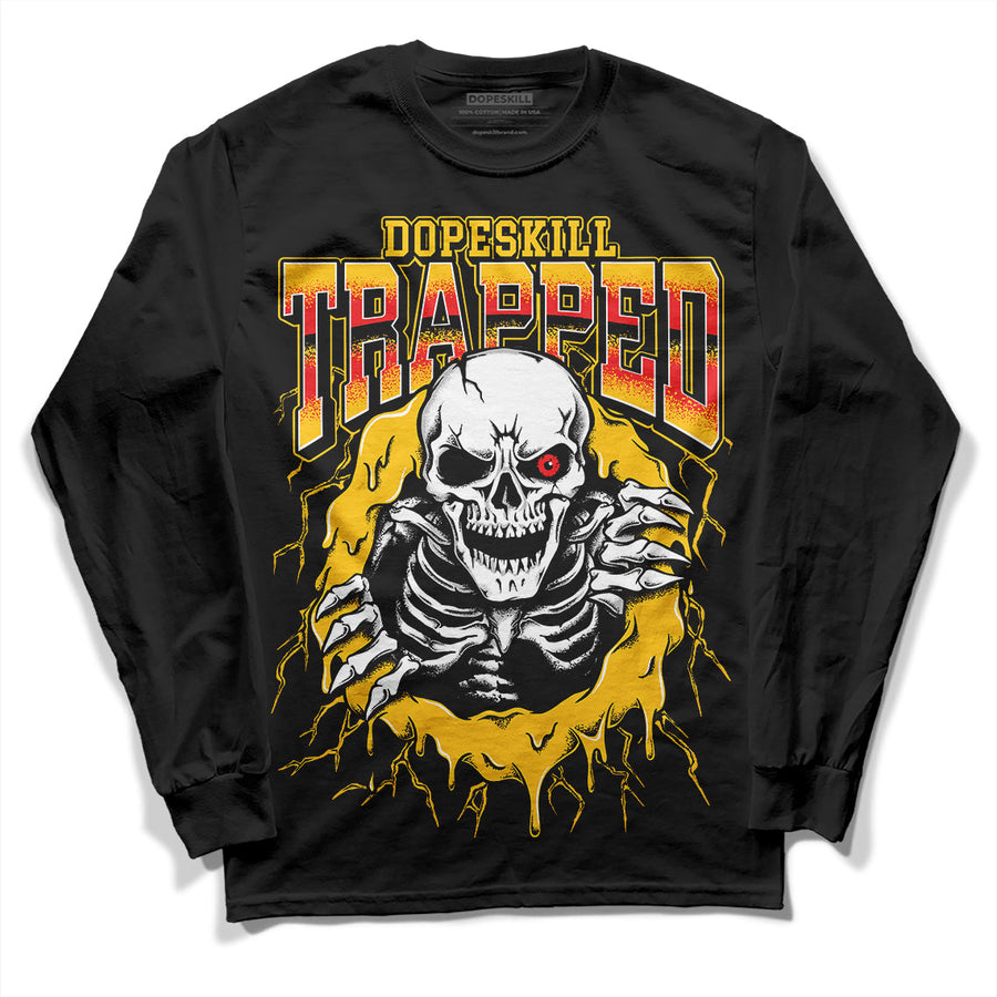 Yellow Collection DopeSkill Long Sleeve T-Shirt Trapped Halloween Graphic