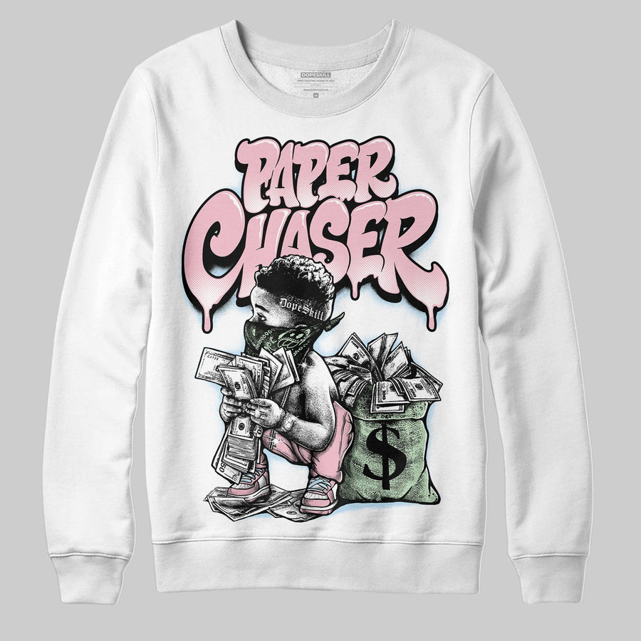 Medium Soft Pink 4s DopeSkill Sweatshirt Paper Chaser Boy Graphic