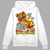 Black Tour Yellow AJ 4 Thunder DopeSkill Hoodie Sweatshirt Born To Be Rich Graphic